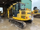 Back of used Excavator in yard,Back corner of used Excavator for Sale,Used Excavator for Sale